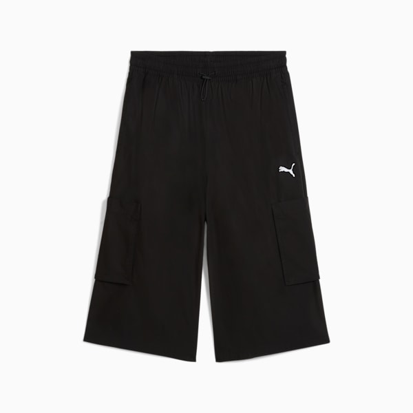 FUTURE ARCHIVE Relaxed Fit 16" Cargo Jorts, PUMA Black, extralarge-IND